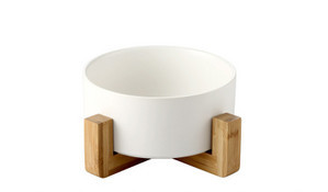 Κεραμικό μπολ με ή χωρίς ξύλινη βάση