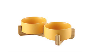 Κεραμικό μπολ με ή χωρίς ξύλινη βάση