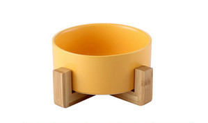 Κεραμικό μπολ με ή χωρίς ξύλινη βάση