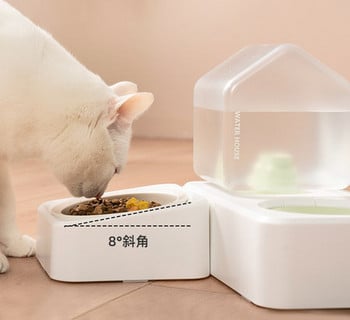 Дозатор за вода и храна на котки - два модела