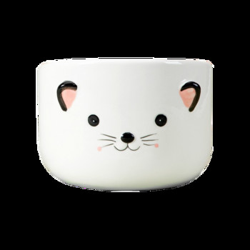 Керамична купа за храна на котки