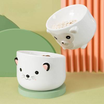 Keraamiline kauss kassitoidu jaoks