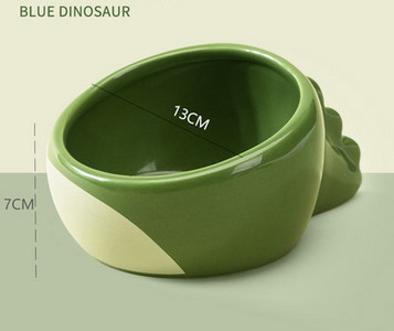 Okrugla keramička posuda za mačju hranu