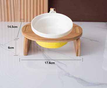 Set boluri cu suport din lemn pentru pisici in doua modele