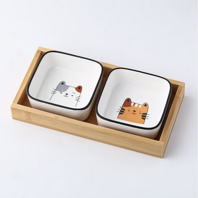 Керамична купичка за котки с апликация