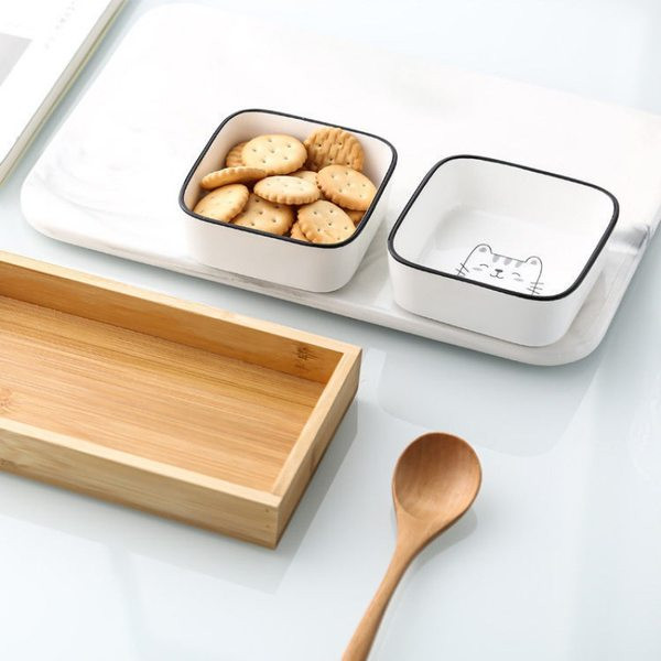 Керамична купичка за котки с апликация