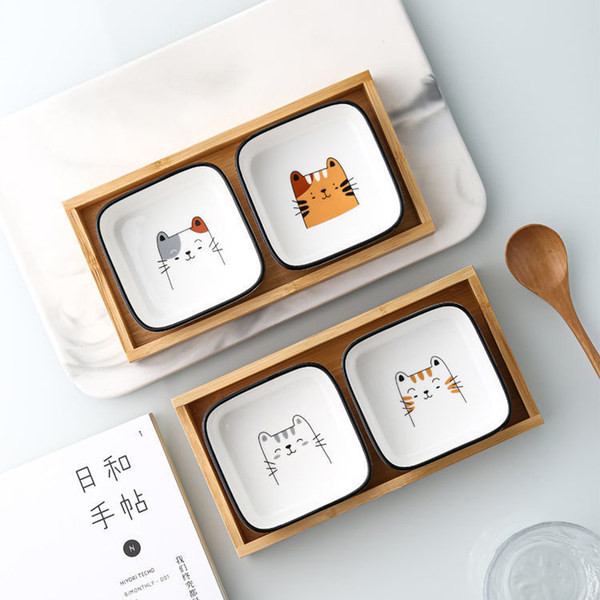 Керамична купичка за котки с апликация