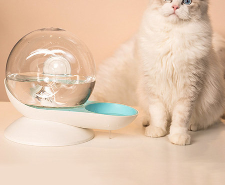 Bol cu dozator de apa pentru pisici
