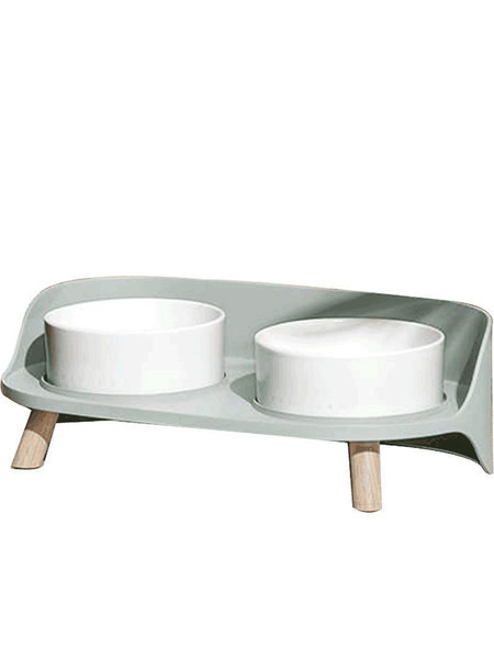 Vas dublu pentru mancare si apa