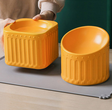 Bol din ceramica in diferite modele pentru pisici