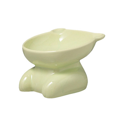 Керамична купа на стойка за храна на котки - различни цветове