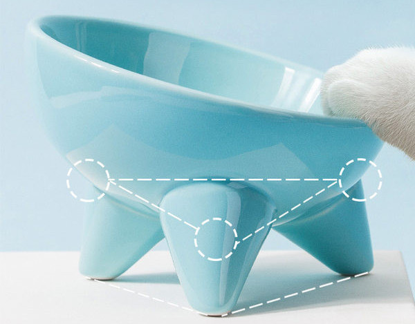 Bol din ceramică pentru hrana animalelor de companie