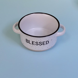 Bol rotund din ceramică pentru hrana pisicilor