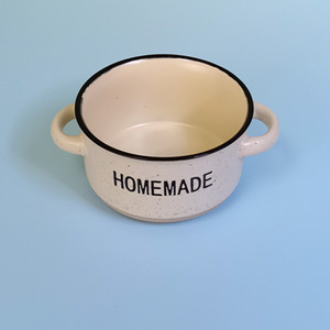 Bol rotund din ceramică pentru hrana pisicilor