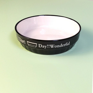 Bol din ceramica pentru mancarea pisicilor in doua dimensiuni