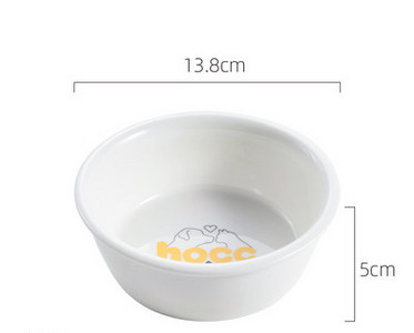 Bol în alb cu o inscripție potrivită pentru pisici