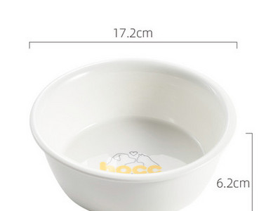 Bol în alb cu o inscripție potrivită pentru pisici