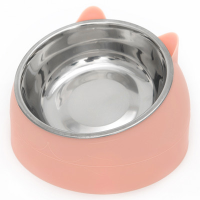 Kahekordne kauss vee ja toidu jaoks – kassile