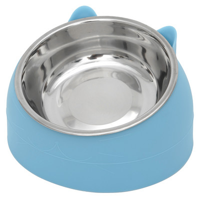 Kahekordne kauss vee ja toidu jaoks – kassile