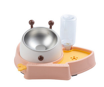 Kolmes värvitoonis metallist toidukauss