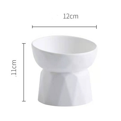 Bol de mâncare din ceramică în diferite culori pentru pisici