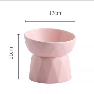 Bol de mâncare din ceramică în diferite culori pentru pisici