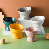 Ψηλόποδα μπολ κεραμική γάτα μπόουλινγκ κυρτή δημιουργική γάτα duisine μπολ πόσιμου νερού αντιολισθητική προστασία αυχενικής μοίρας σπονδυλικής στήλης Amazon