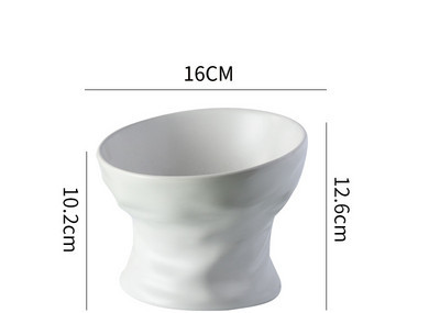 Ψηλόποδα μπολ κεραμική γάτα μπόουλινγκ κυρτή δημιουργική γάτα duisine μπολ πόσιμου νερού αντιολισθητική προστασία αυχενικής μοίρας σπονδυλικής στήλης Amazon