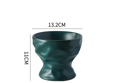 Ψηλόποδα μπολ κεραμική γάτα μπόουλινγκ κυρτή δημιουργική γάτα duisine μπολ πόσιμου νερού αντιολισθητική προστασία αυχενικής μοίρας σπονδυλικής στήλης Amazon