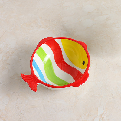 Χρωματιστό κεραμικό μπολ για γατοτροφή