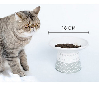 Комплект от един или два броя керамична купа за храна на котки
