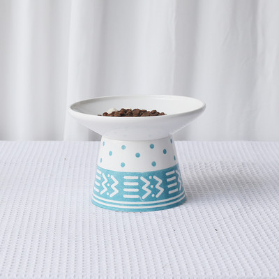 Комплект от един или два броя керамична купа за храна на котки