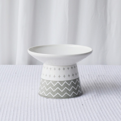 Комплект от един или два броя керамична купа за храна на котки