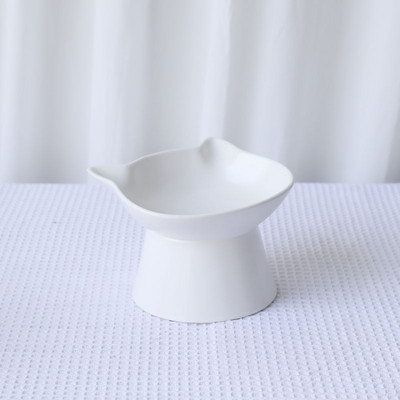 Керамична купа за храна на котки в три цвята