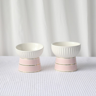 Κεραμικό μπολ για γάτες σε δύο χρώματα