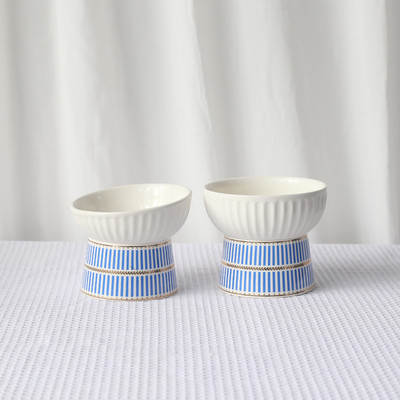 Κεραμικό μπολ για γάτες σε δύο χρώματα