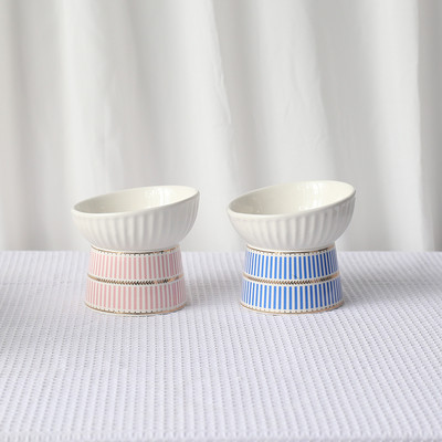 Κεραμικό μπολ για γάτες σε δύο χρώματα