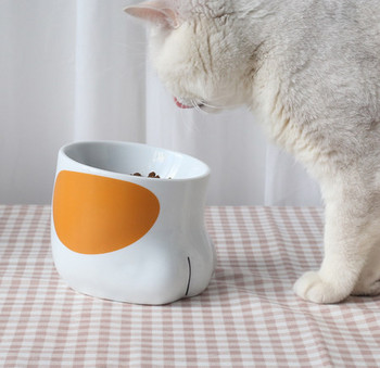 Керамична купа  за храна на котки