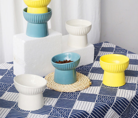 Bol din ceramică pentru pisici pentru mâncare