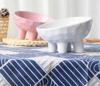 Керамична котешка купа за храна - един или два броя