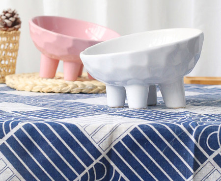 Керамична котешка купа за храна - един или два броя