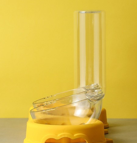 Bol dublu pentru mâncare și dozator de apă