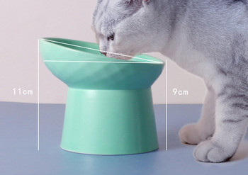 Керамична купа за храна на котки - един брой или два