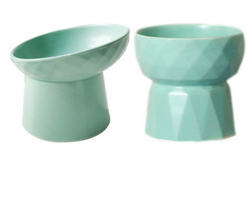 Керамична купа за храна на котки - един брой или два