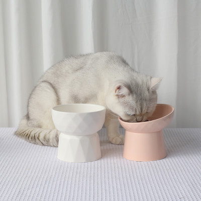 Керамична купа за храна на котки - един брой или два
