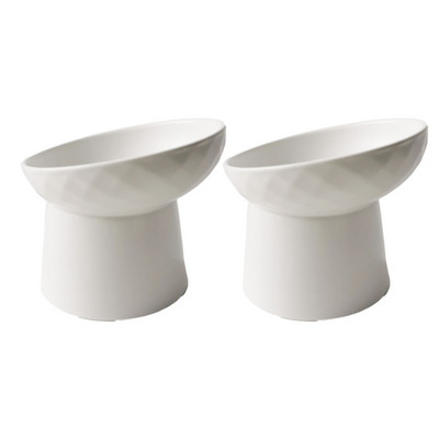 Керамична купа за храна на котки - един брой или два