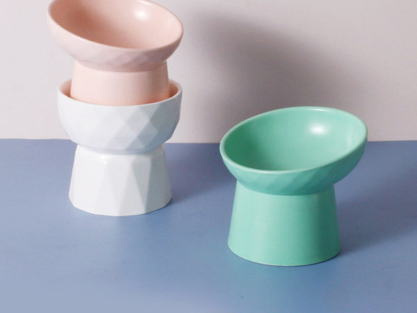 Керамична купа за храна на котки - един брой или два