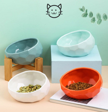Μπολ με τροφή ή νερό για γάτες σε δύο μοντέλα