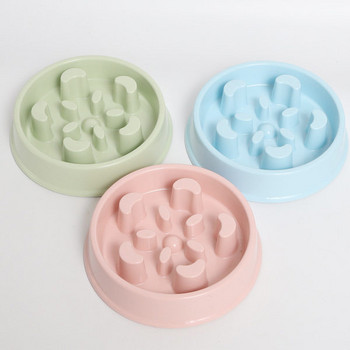 Πλαστικό μπολ για γατοτροφή σε τρία χρώματα