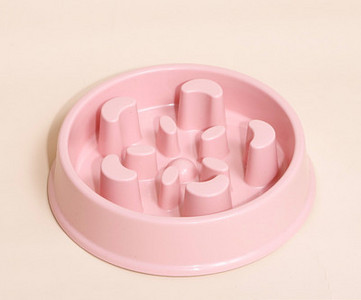 Пластмасова купа за храна за котки в три цвята